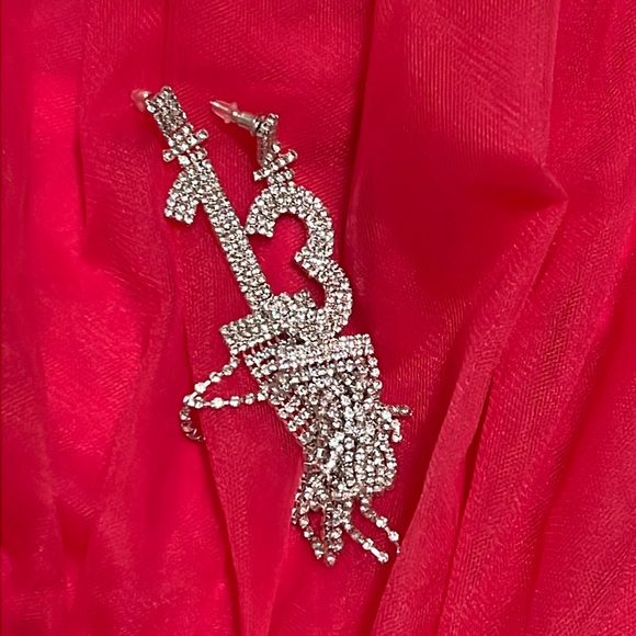 WOMENS Taylor Swift Crystal 13 Earrings - Picture 1 of 1